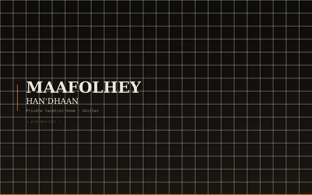 Maafolhey Maldives island stay website — guesthouse accommodation and booking